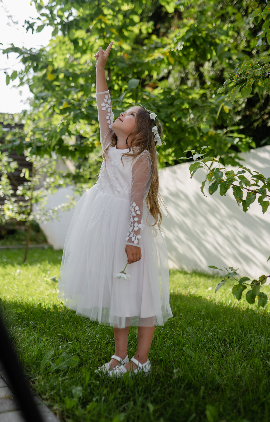 Magnolia langarm (weiss)