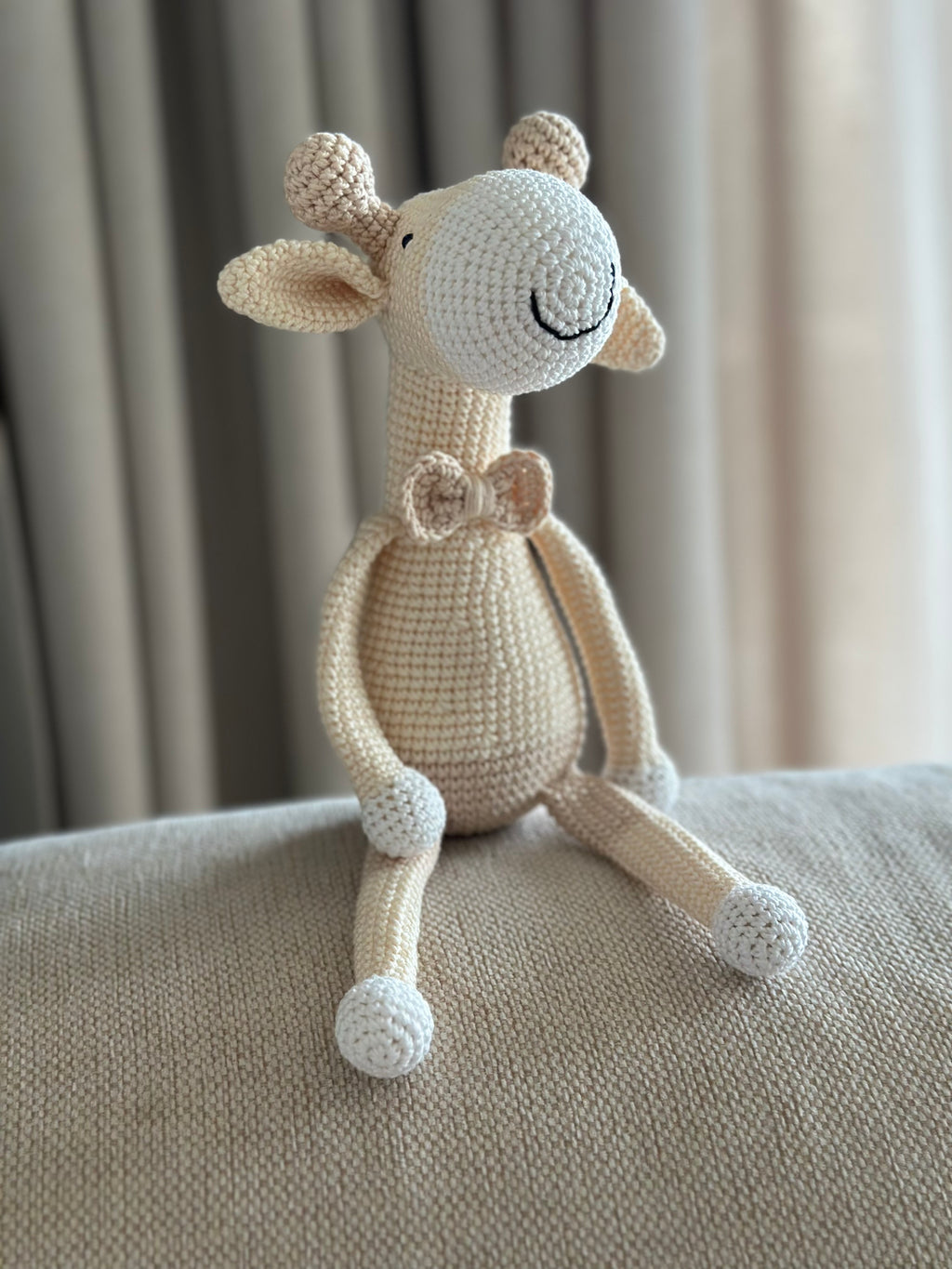 Kuscheltier gehäkelt Giraffe