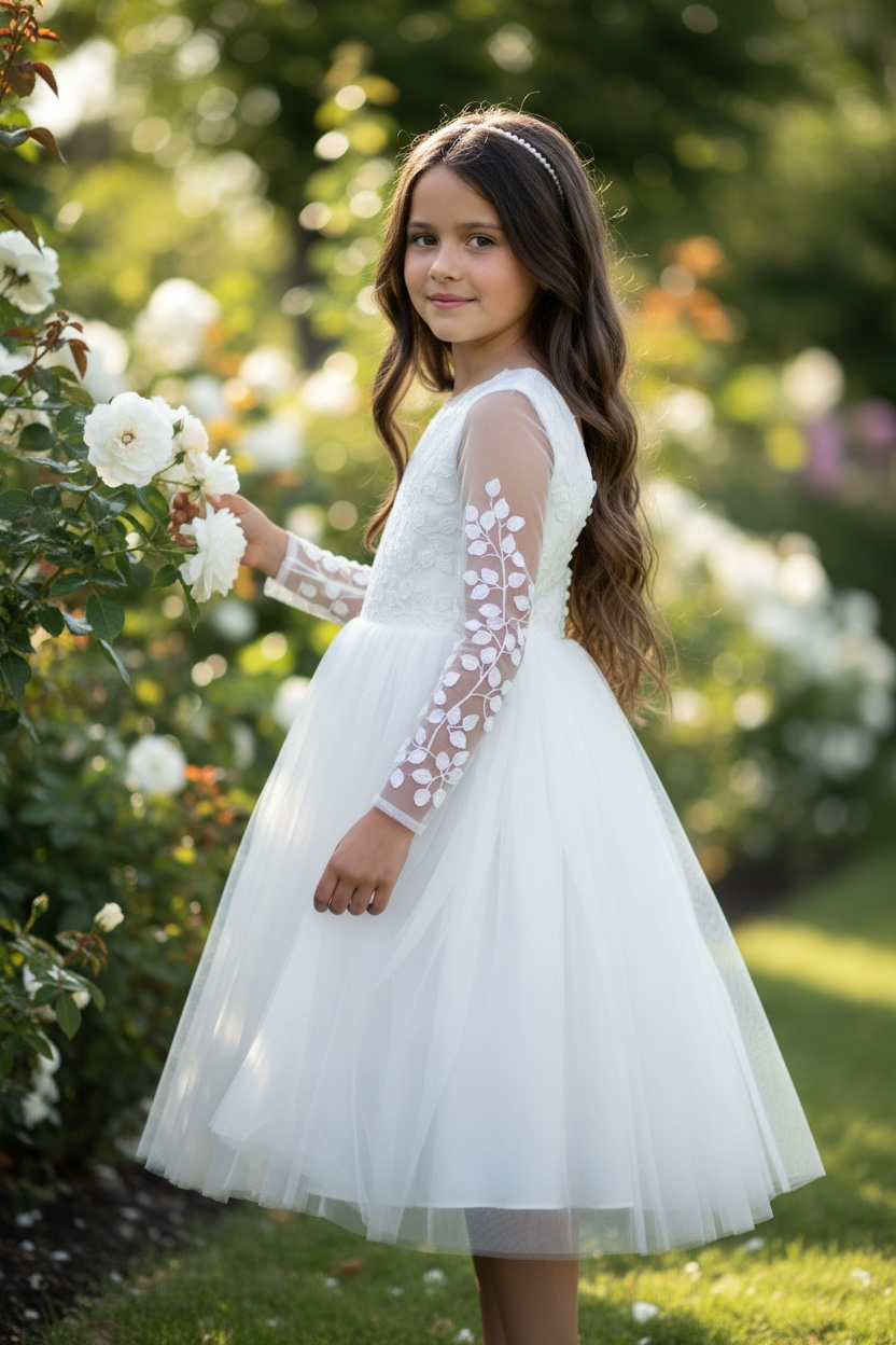 Magnolia langarm (weiss)