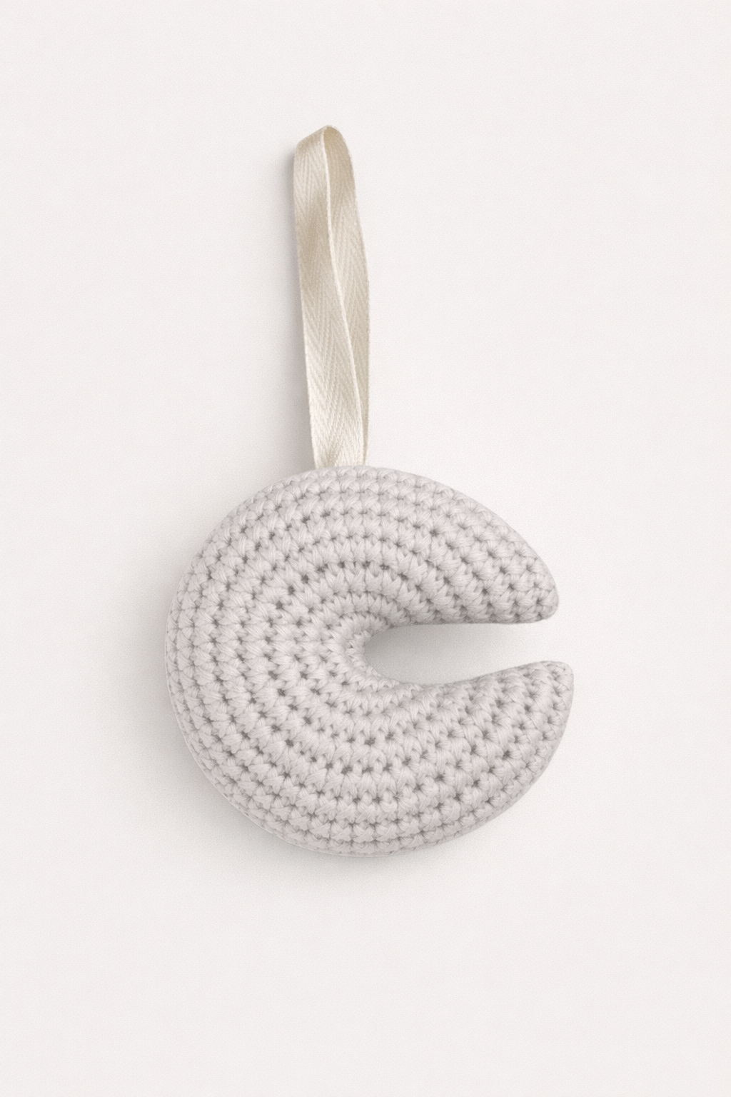Schnullerkette Mond (ecru)