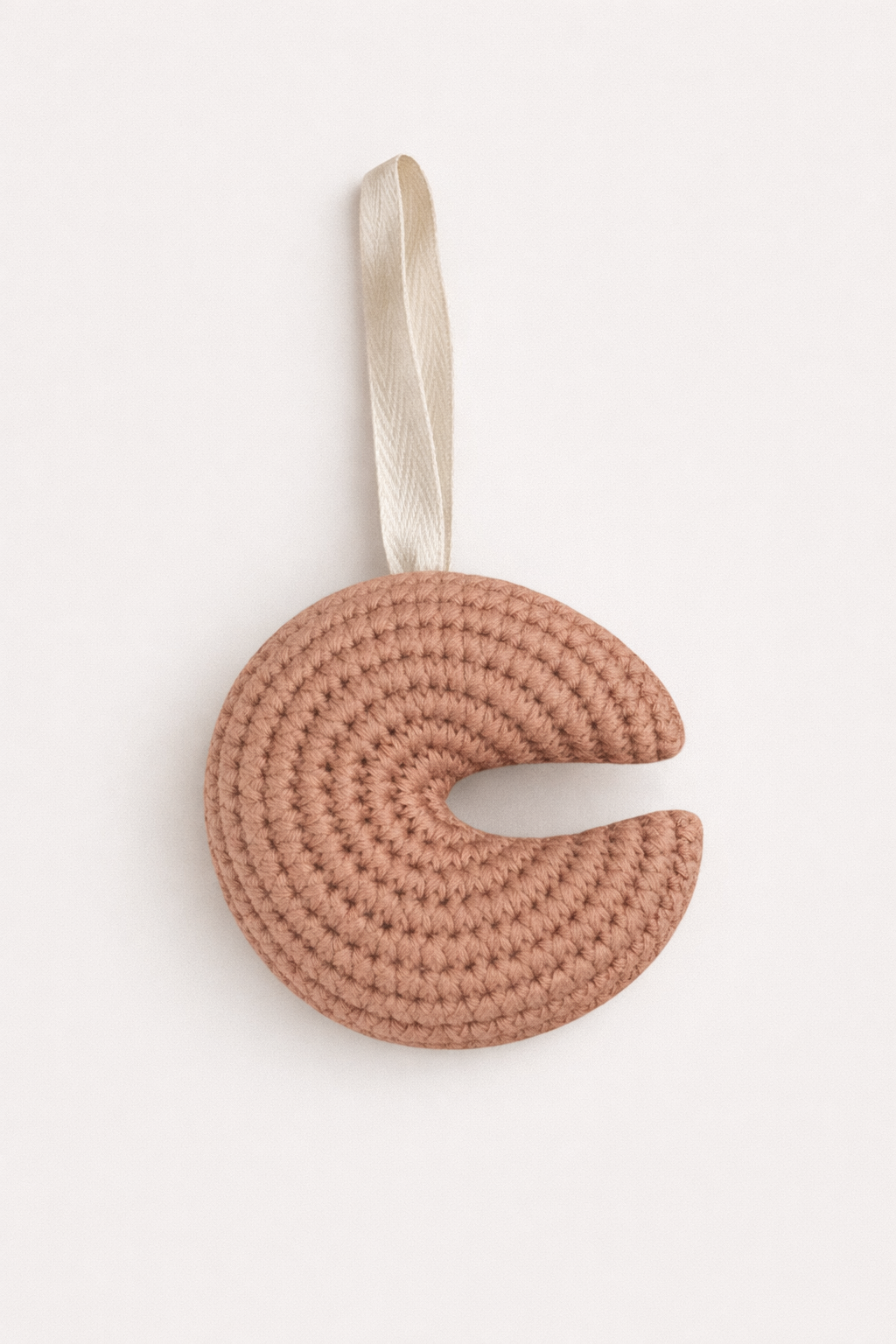 Schnullerkette Mond (terrakotta)