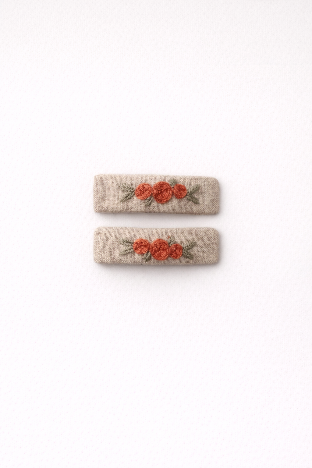 Haarspange Rosenornament